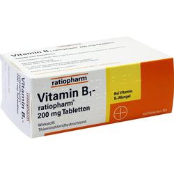 VITAMIN B1-RATIOPHARM 200 mg Tabletten VITAMIN B1-RATIOPHARM 200 mg Tabletten